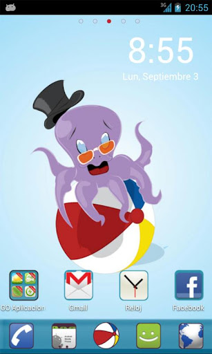 Go Launcher Ex Octopus Theme