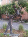 Statue of Children Playing