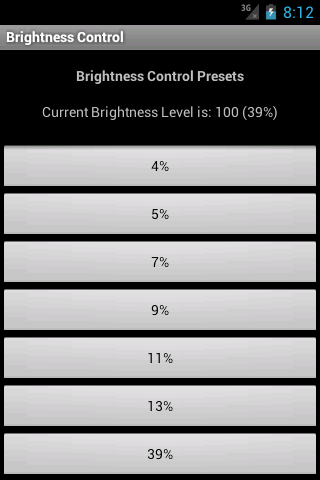 Brightness Control