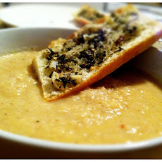 Smoky Roasted Cauliflower and Celery Root Soup