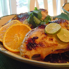 Broiled Soy, Garlic, Citrus Chicken