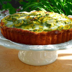 Zucchini Tart With Gruyere Cheese and Herbs