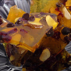Chocolate Almond Apricot Brittle