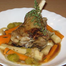 Gigot a La Cuillère - French Slow Cooked Spoon Lamb