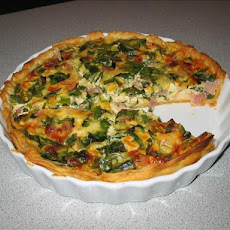 Spinach and Ham Quiche
