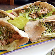 Salmon Salad Pita Pockets