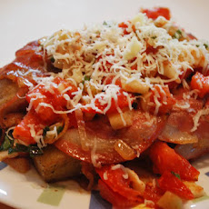 Grilled Eggplant with Roasted Tomatoes
