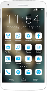 How to download Luxicons Classy White & Blue lastet apk for pc