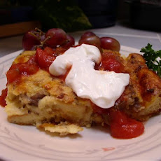 Alabama Egg and Sausage Souffle