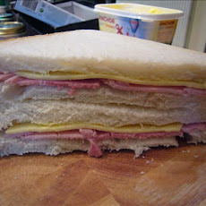 Ham, Cheese and Mayo Sandwich