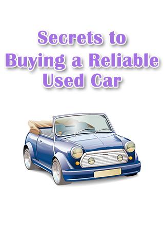 Buying a Reliable Used Car