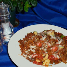 Easy and Quick Hamburger and Rice Dinner