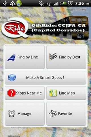 QikRide: Capitol Corridor CA