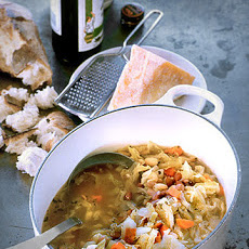 Three Bean Ribollita, Pressure Cooker Variation