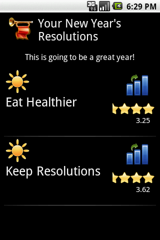 Free New Year's Resolutions
