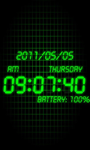 Battery Clock β