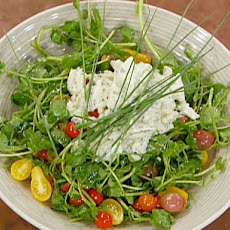 Teardrop Tomato and Watercress Salad with Crabmeat Ravigote