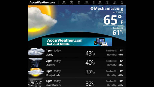 【免費天氣App】AccuWeather for Sony Tablet P-APP點子