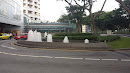 Fountain at Raffles City
