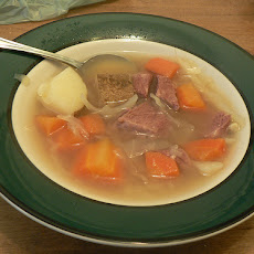 Cabbage and Ground Beef Soup