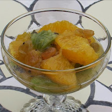 Citrus Compote With Honey and Golden Raisins