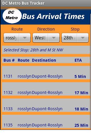 【免費旅遊App】DC Metro Bus Tracker-APP點子