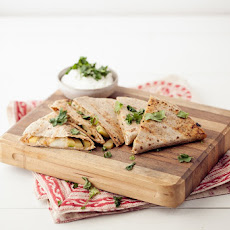 Grilled Cumin-Lime Zucchini Quesadilla