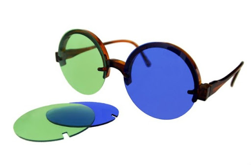 festival spectacles coloured retro sunglasses