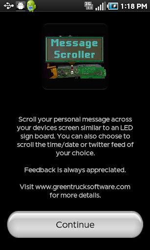 Message Scroller