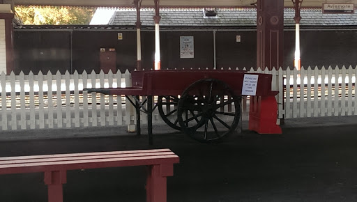 Old Railway Wagon At Aviemore Train station
