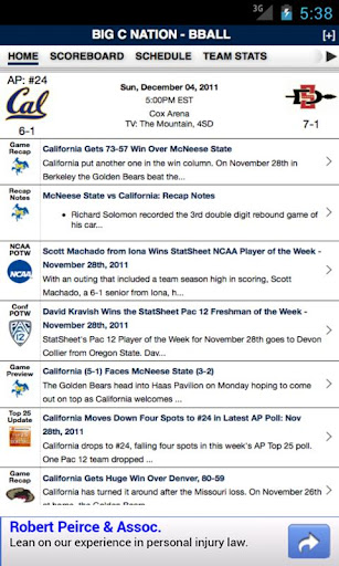 CAL Football Basketball