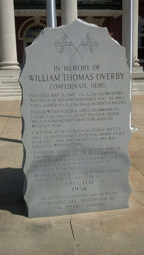 William Thomas Overby Monument