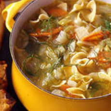 Vegetable Soup with Fennel and Pine-Nut Toasts