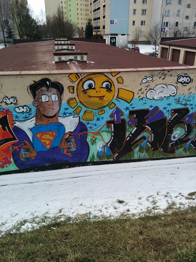 Mural Superman