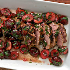 Dinner Tonight: Pork Tenderloin with Fresh Cherry and Chile Salsa