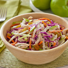 Sunny's Apple-Chicken Ranch Slaw