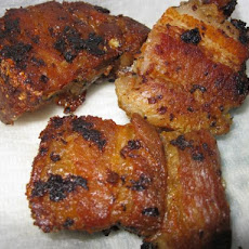 Dominican Style Chicharron ( Fried Pork Skins)