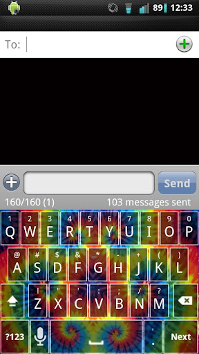 Tie Dye Keyboard Skin