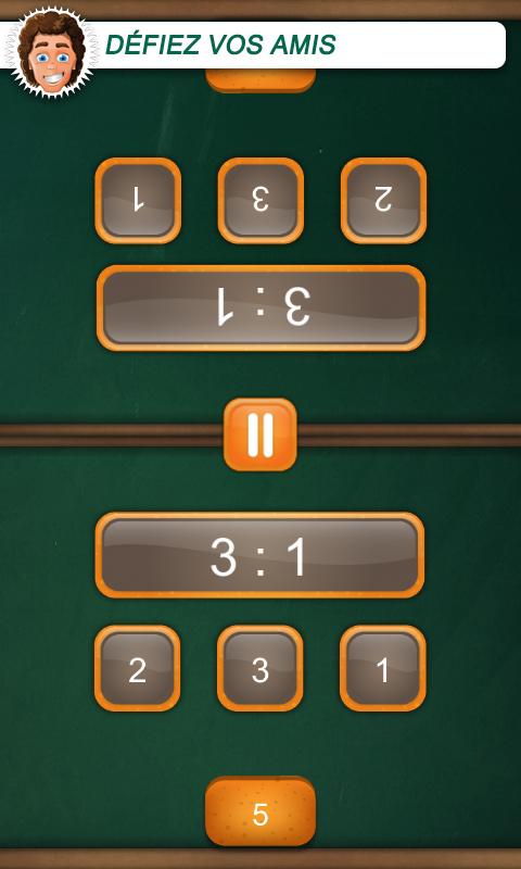Android application Math Duel: 2 Player Math Game screenshort