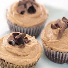 Brownie Cupcakes with Peanut Butter Frosting