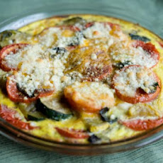 Easy Tomato-Cheese Pie with Crumb Crust