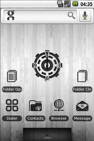 Black White Wood Theme Styles