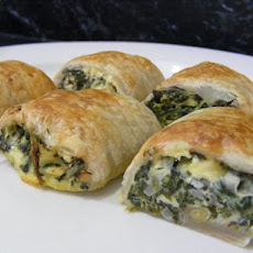 Feta and Spinach Rolls
