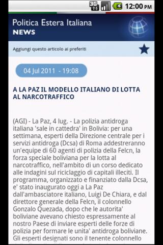 【免費新聞App】Politica Estera Italiana-APP點子