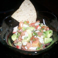 Southwestern Crab Salad Salsa Dip