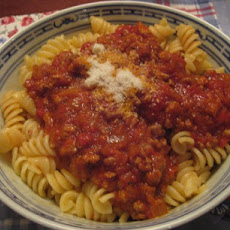 Pasta With Meat Sauce