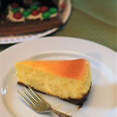 Meyer Lemon Cheesecake with Gingersnap Crust
