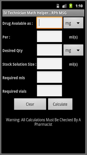 IV Tech Math Helper