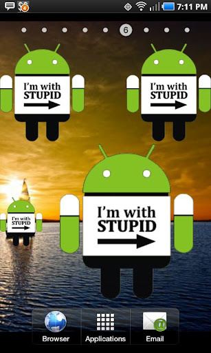 Droid I'm with stupid doo-dad