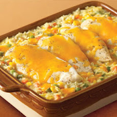 Campbells Cheesy Chicken & Rice Casserole